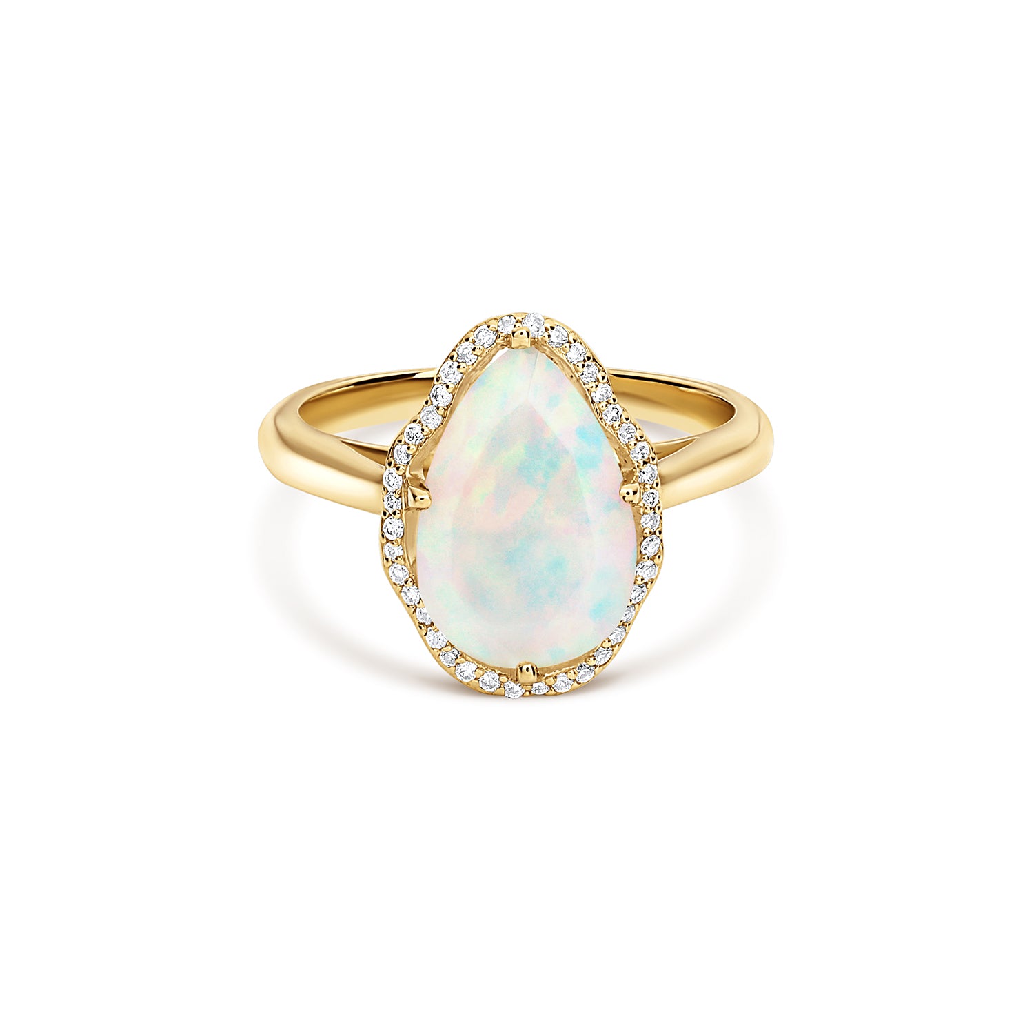 Glow Ring Ethiopian Opal