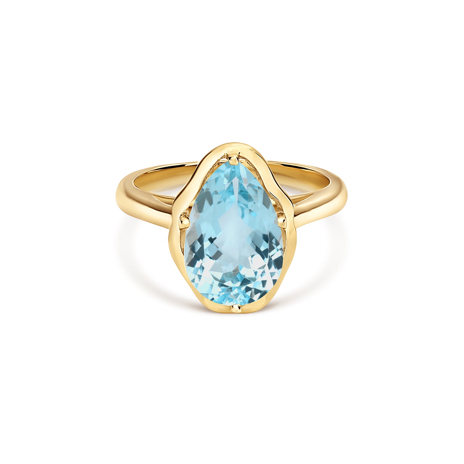 Glow Ring Aquamarine