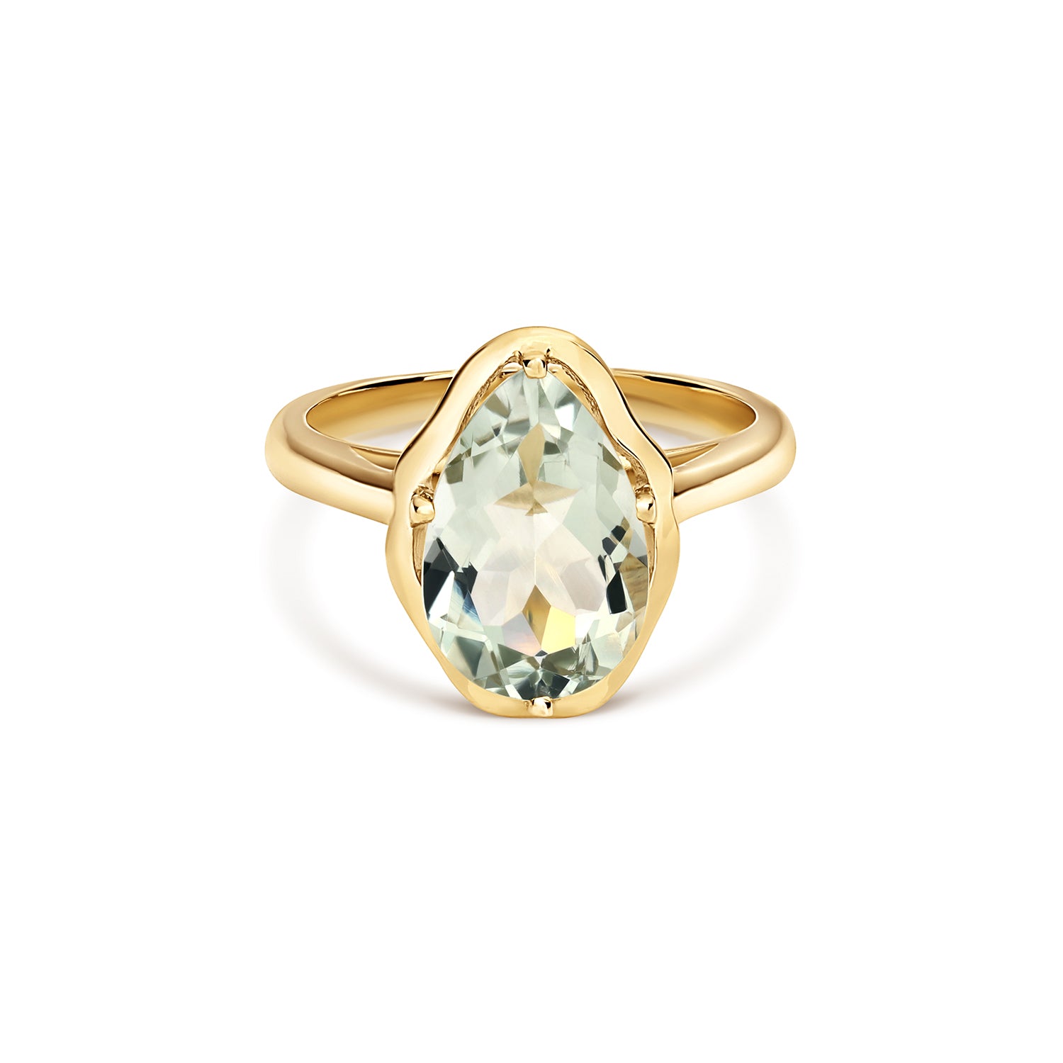 Anillo Glow Prasiolita
