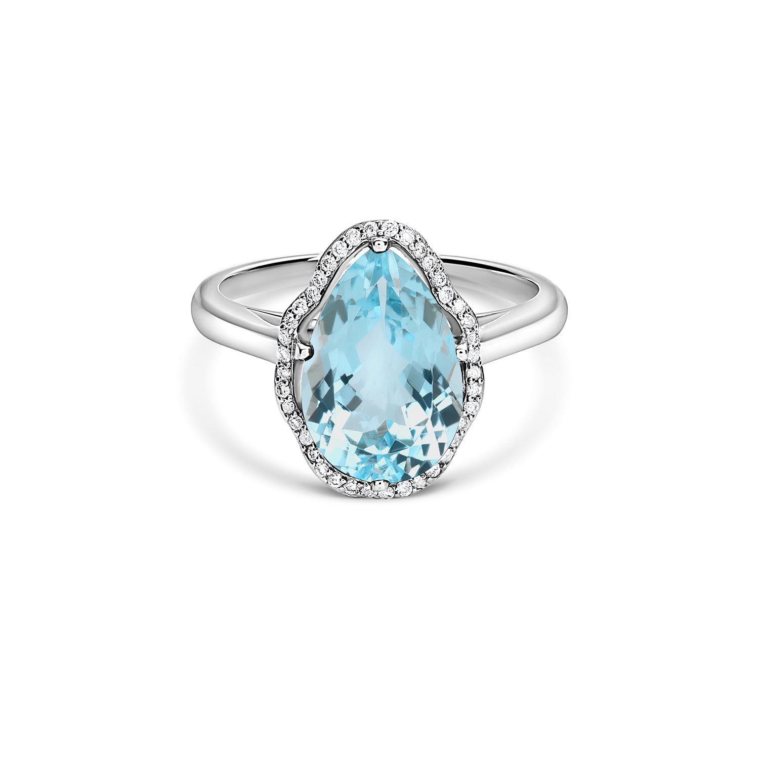 Glow Ring Aquamarine