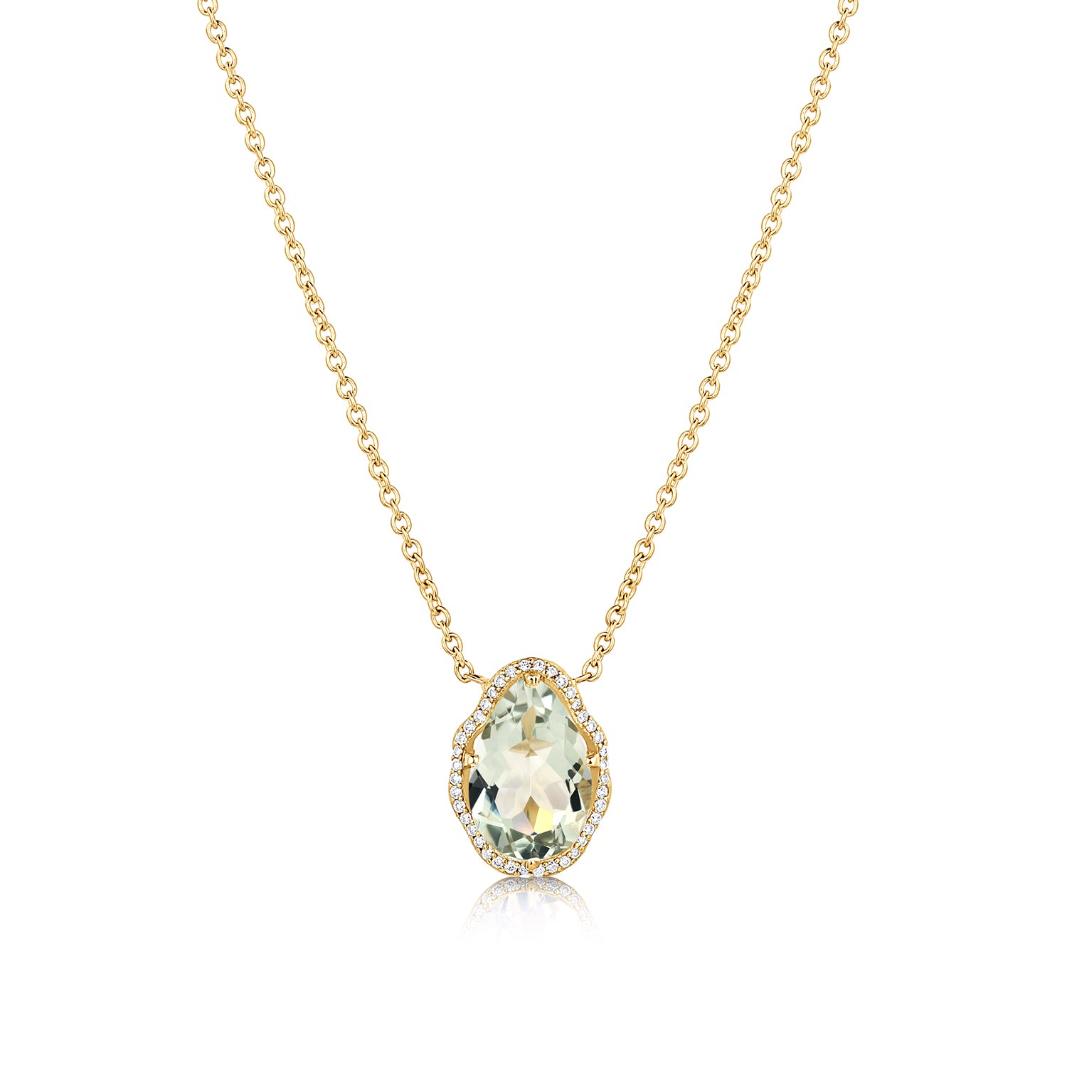 Collar Glow Prasiolita