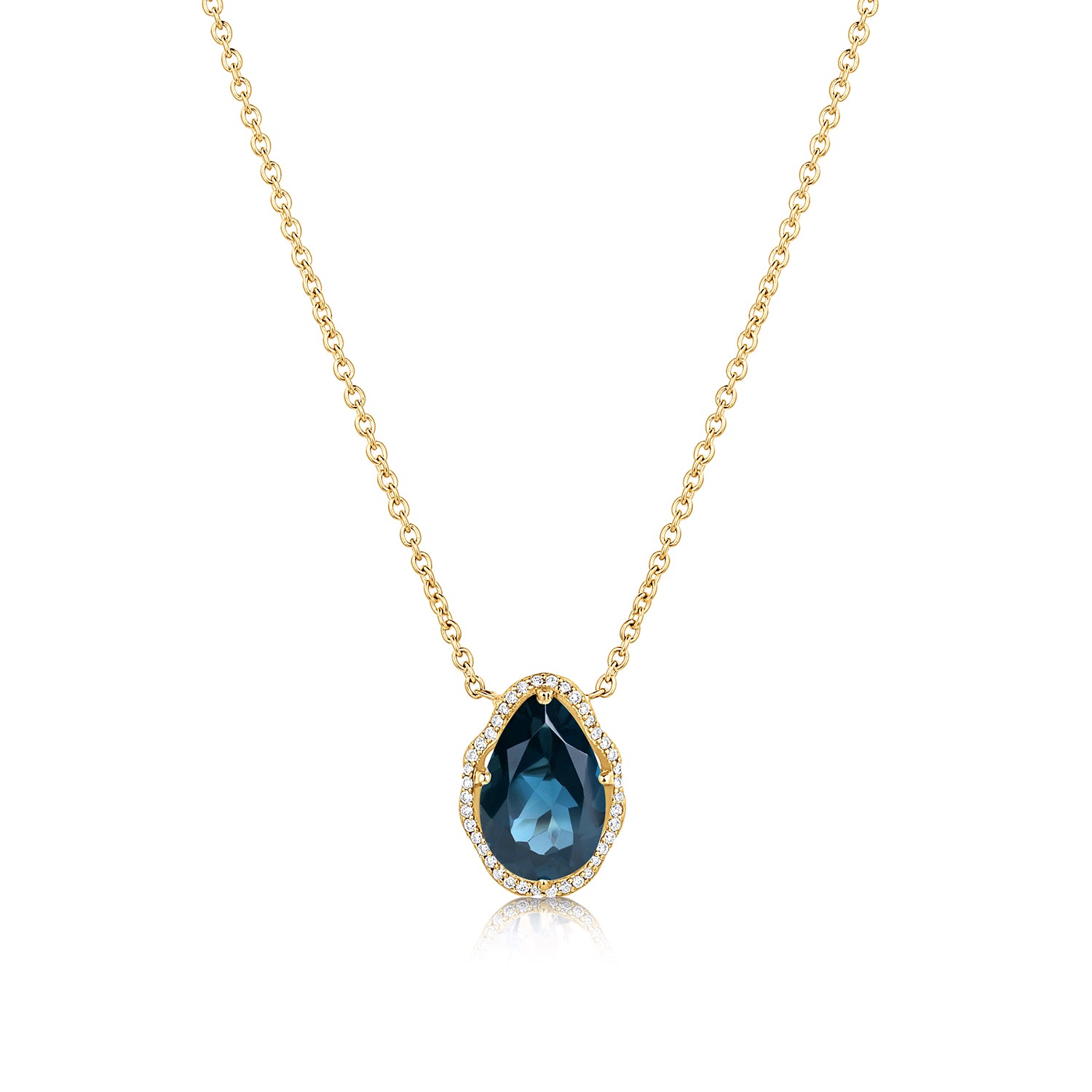 Glow Necklace London Blue Topaz