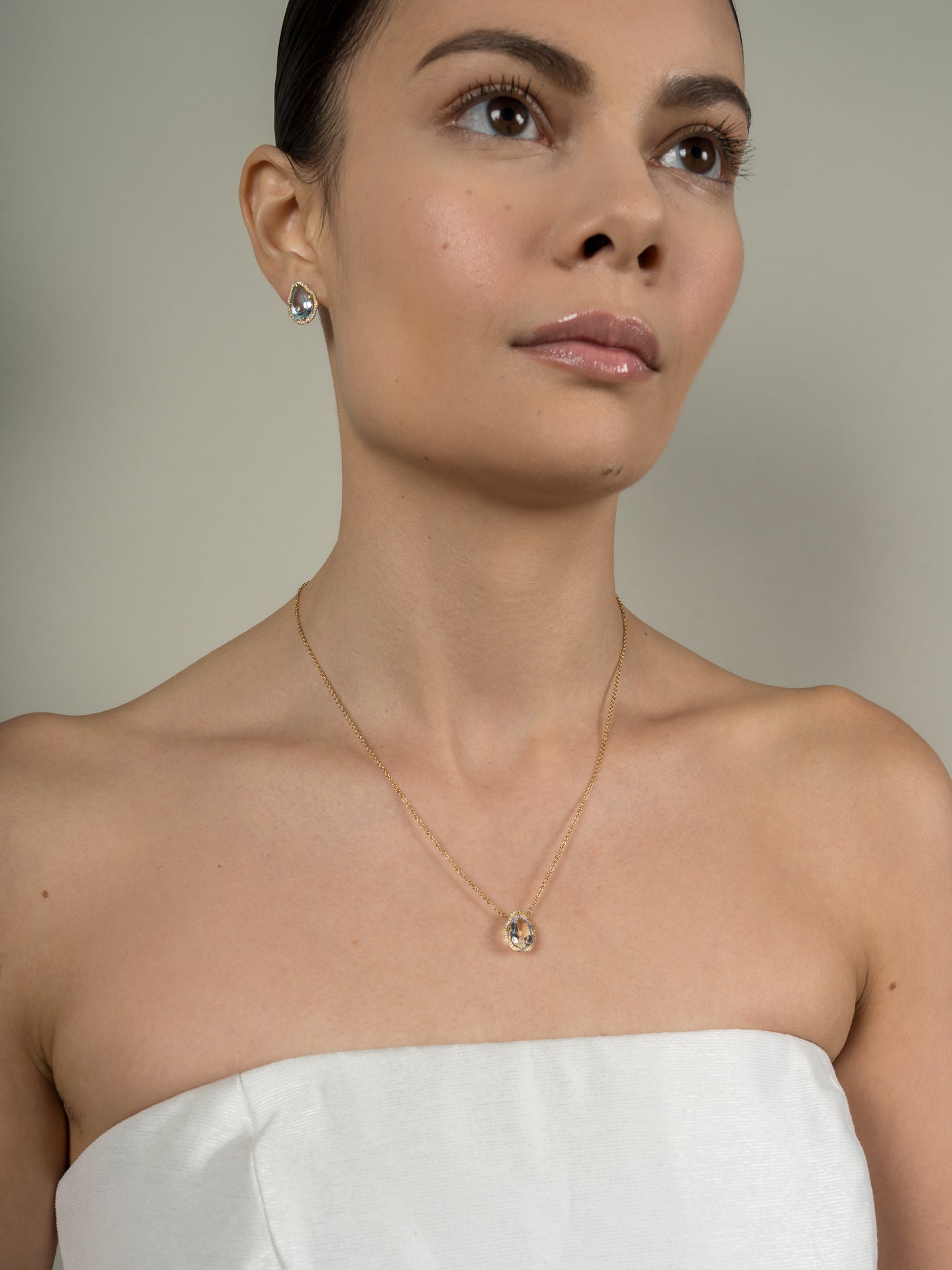 Aretes Glow Prasiolita