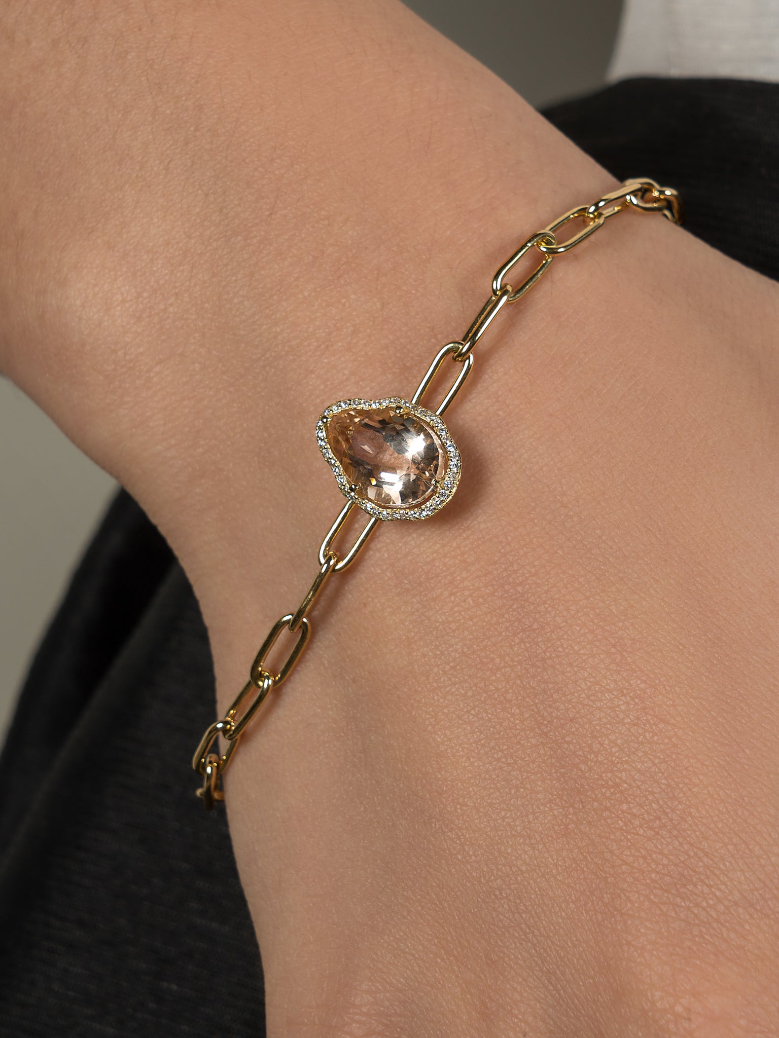 Pulsera Glow Aguamarina