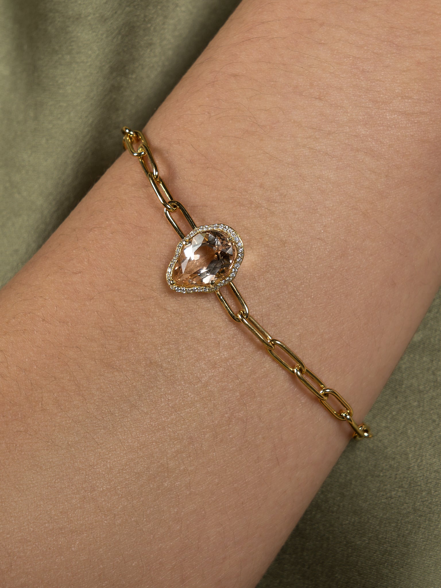 Pulsera Glow Prasiolita
