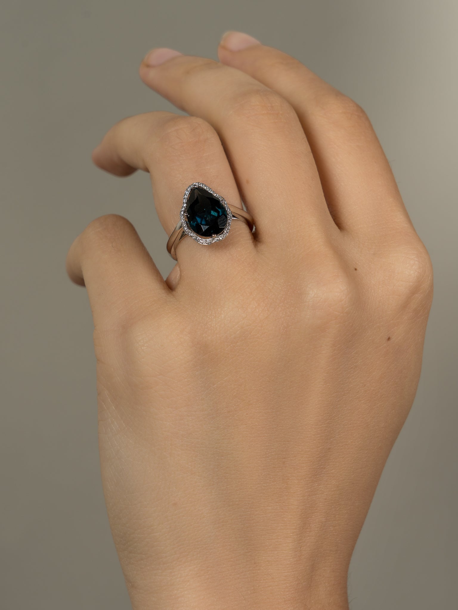 Anillo Glow Prasiolita