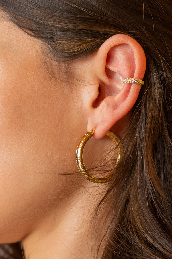 Dahlia Pave Ear Cuff