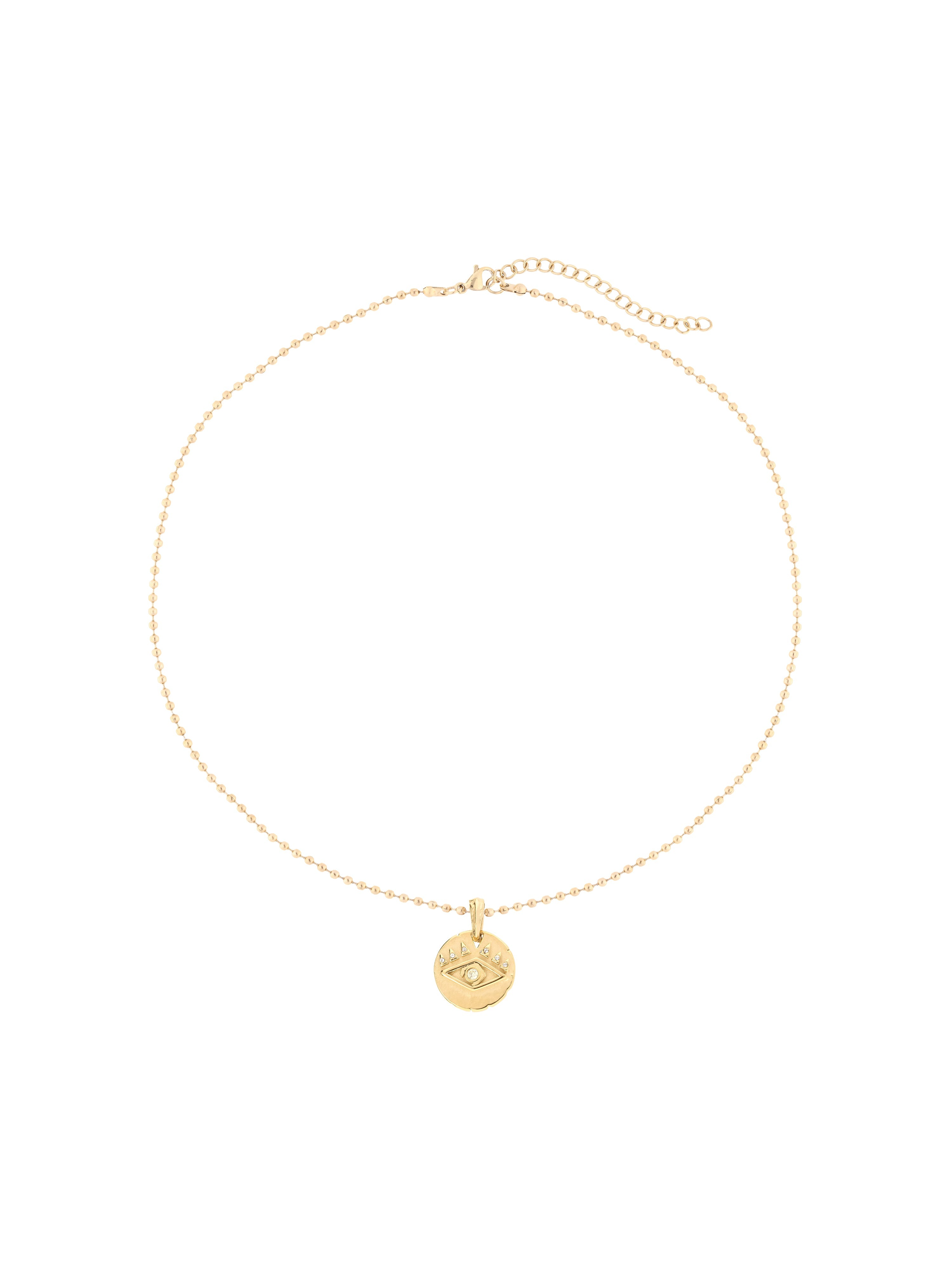Protection Eye Necklace - Light Green