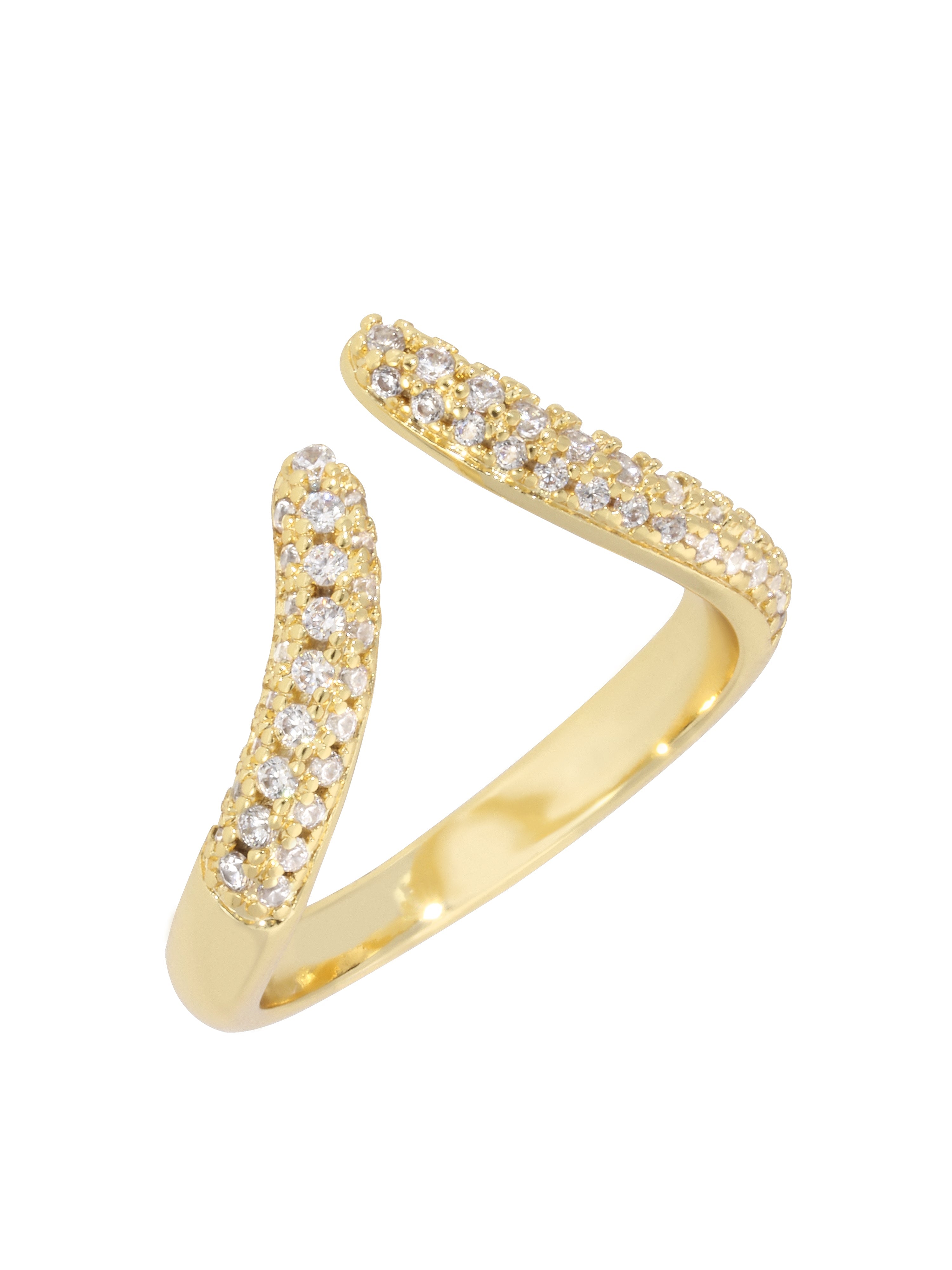 Tusk Pave Ring