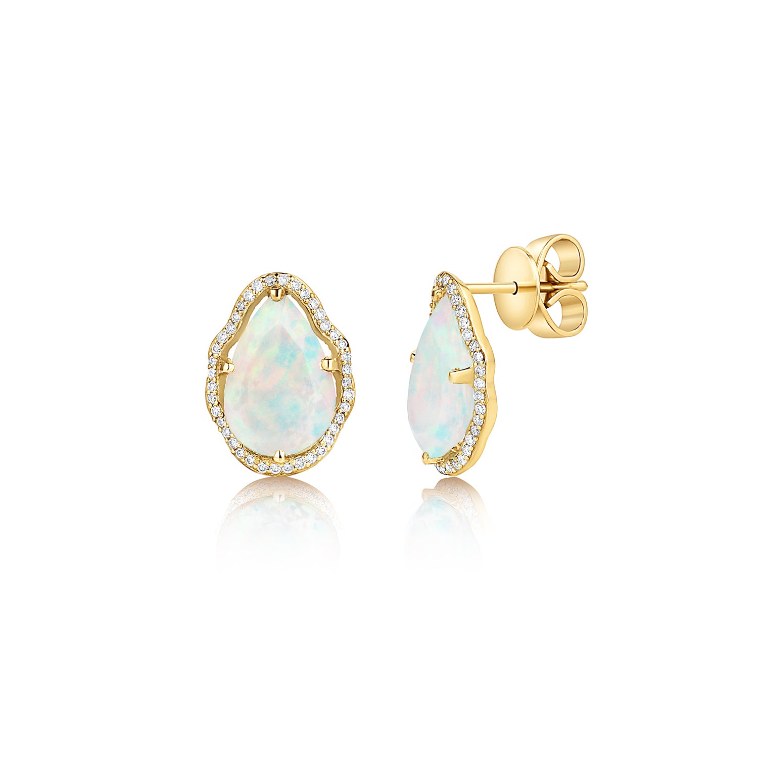 Glow Earrings Ethiopian Opal
